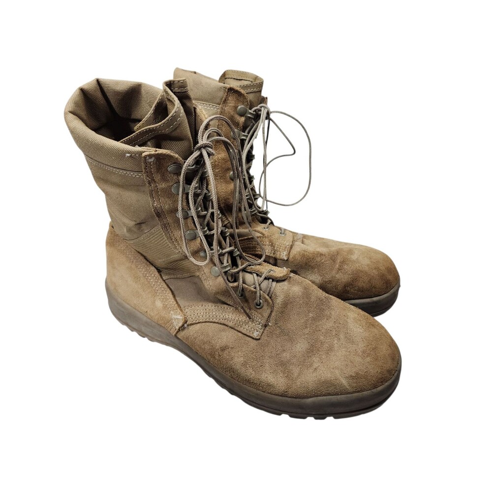Belleville Boots Sz 13 W AHWC Vibram‎ Military Combat Coyote 18-D-1001